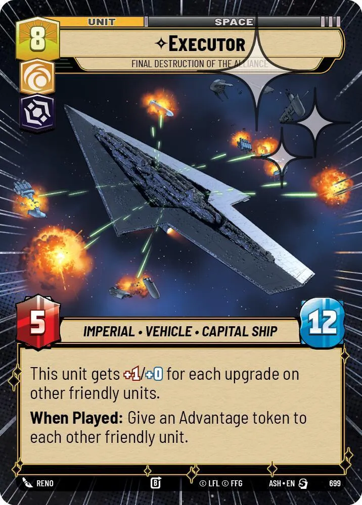 Executor - Destruction Totale De L'Alliance — Ashes of the Empire — Star Wars: Unlimited
