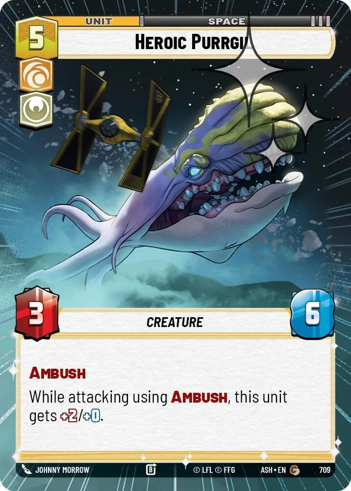 Purrgil Héroïque — Ashes of the Empire — Star Wars: Unlimited