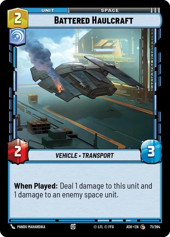 Transport Cabossé — Ashes of the Empire — Star Wars: Unlimited