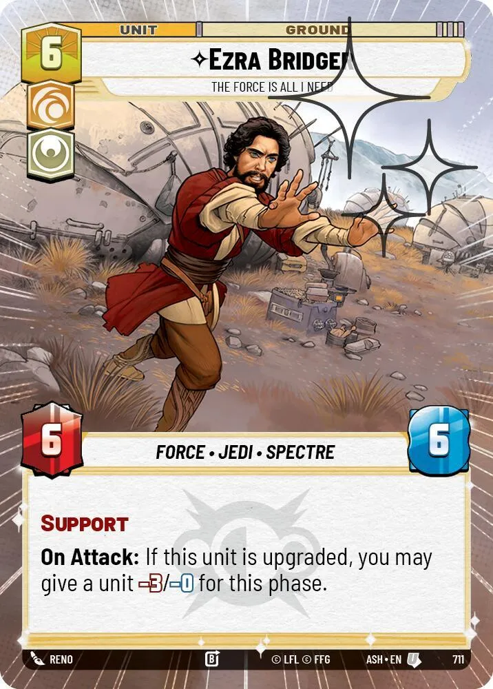 Ezra Bridger - La Force Est Tout Ce Dont J'Ai Besoin — Ashes of the Empire — Star Wars: Unlimited