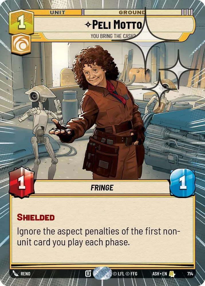 Peli Motto - You Bring the Cash? — Ashes of the Empire — Star Wars: Unlimited