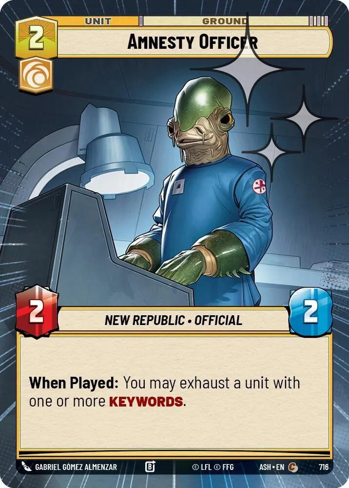 Officier d'Amnistie from Ashes of the Empire - Star Wars: Unlimited