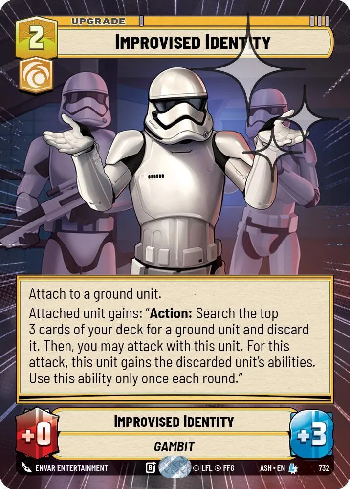 Improvised Identity — Ashes of the Empire — Star Wars: Unlimited