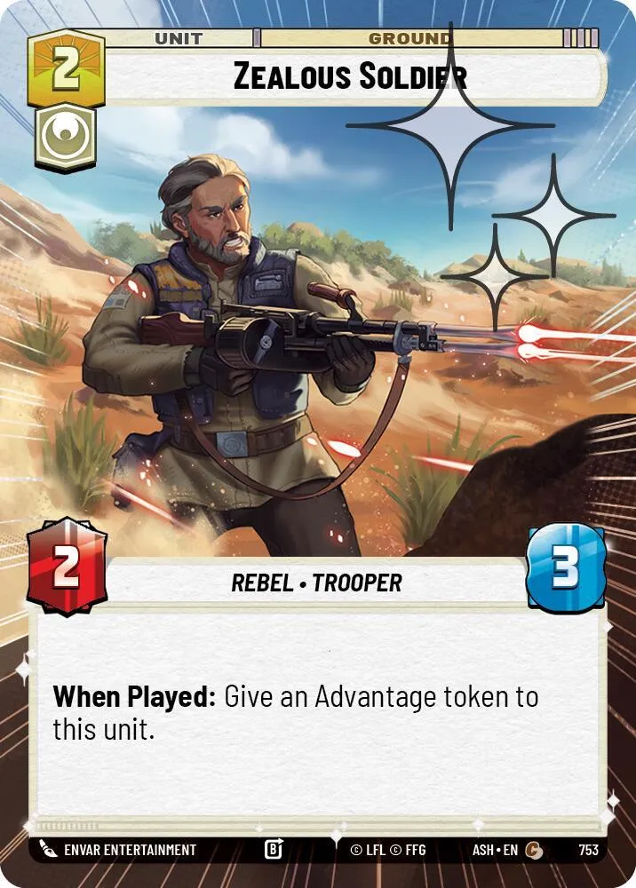Soldat Zélé — Ashes of the Empire — Star Wars: Unlimited