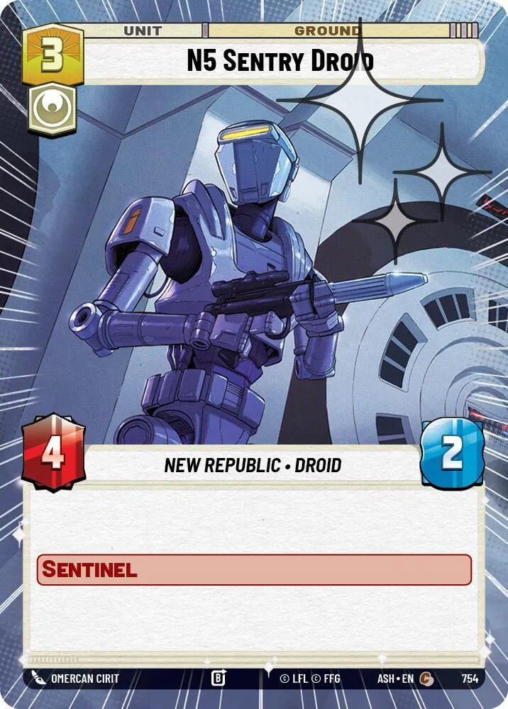Droïde Sentinelle N5 — Ashes of the Empire — Star Wars: Unlimited