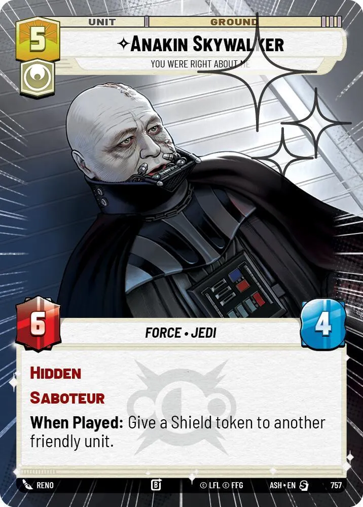 Anakin Skywalker - You Were Right About Me — Ashes of the Empire — Star Wars: Unlimited