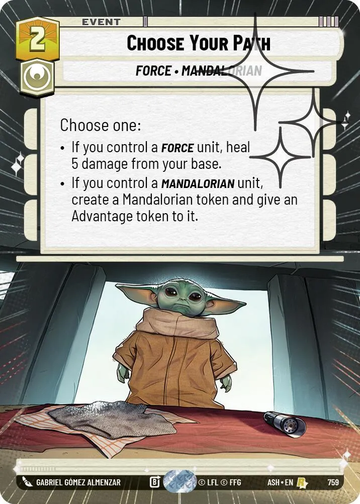 Choose Your Path — Ashes of the Empire — Star Wars: Unlimited