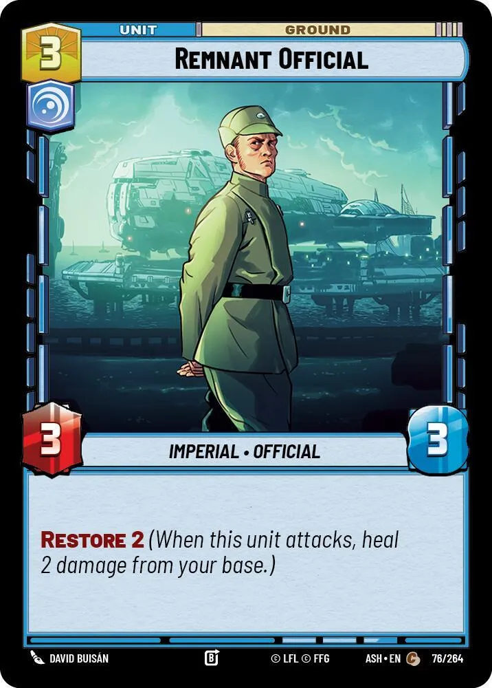 Fonctionnaire Subsistant — Ashes of the Empire — Star Wars: Unlimited