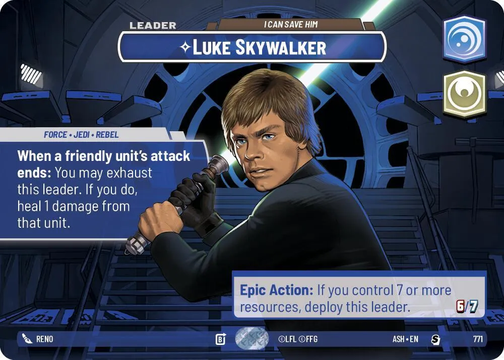 Luke Skywalker - I Can Save Him — Ashes of the Empire — Star Wars: Unlimited