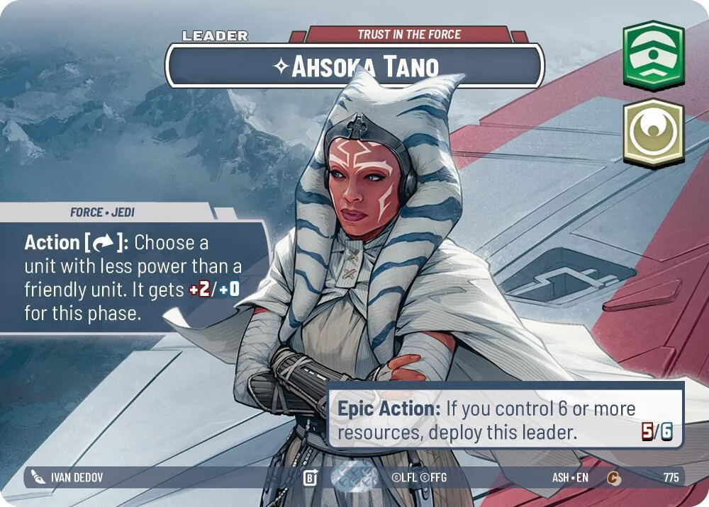 Ahsoka Tano - Trust in the Force — Ashes of the Empire — Star Wars: Unlimited