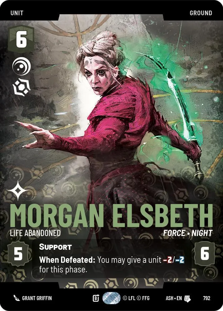 Morgan Elsbeth - Life Abandoned — Ashes of the Empire — Star Wars: Unlimited