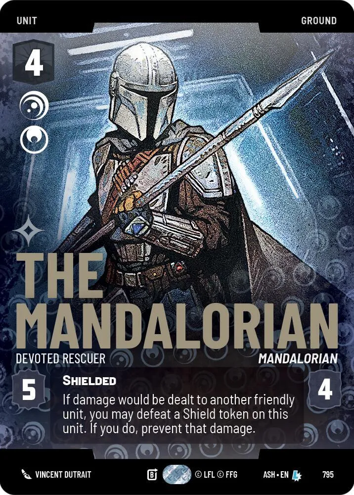 Le Mandalorien - Sauveteur Dévoué — Ashes of the Empire — Star Wars: Unlimited