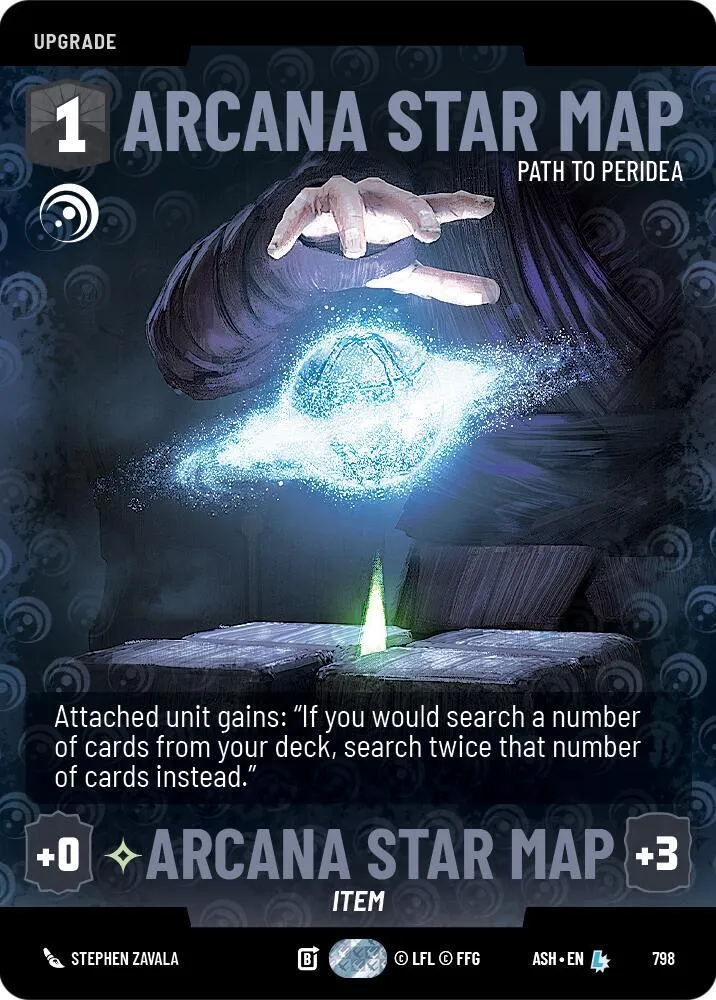 Arcana Star Map - Path to Peridea — Ashes of the Empire — Star Wars: Unlimited