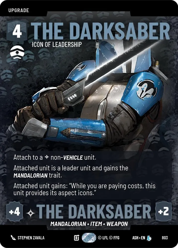 The Darksaber - Icon of Leadership — Ashes of the Empire — Star Wars: Unlimited