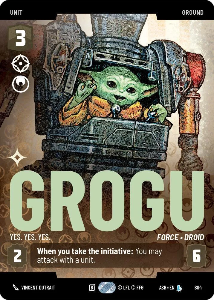 Grogu - Yes. Yes. Yes. — Ashes of the Empire — Star Wars: Unlimited