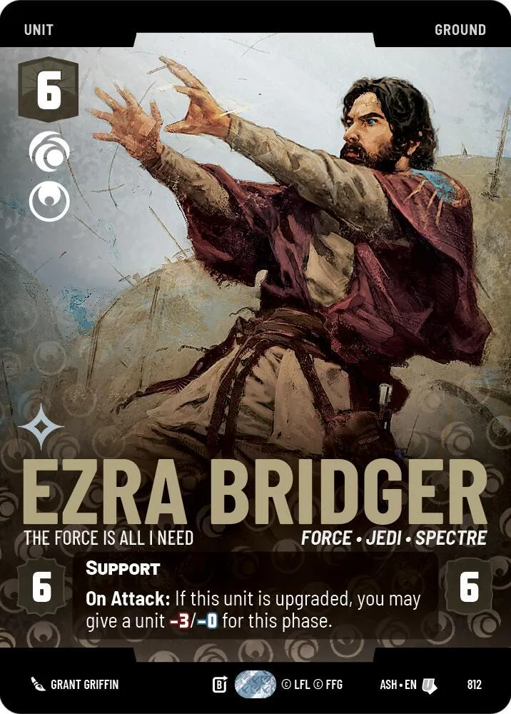 Ezra Bridger - The Force is All I Need — Ashes of the Empire — Star Wars: Unlimited