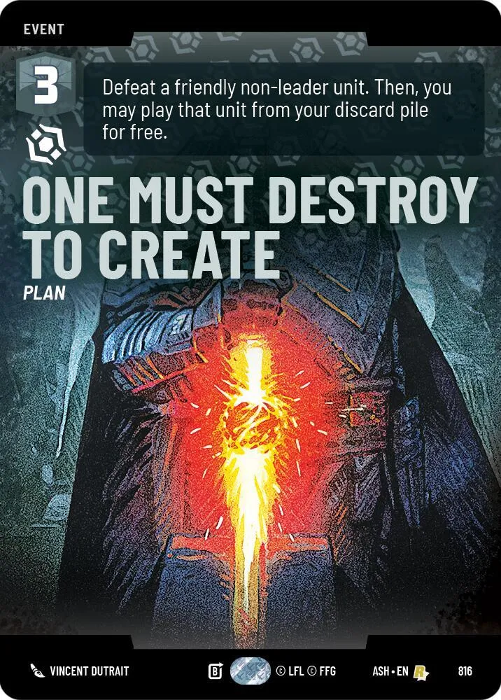 Détruire pour Créer — Ashes of the Empire — Star Wars: Unlimited