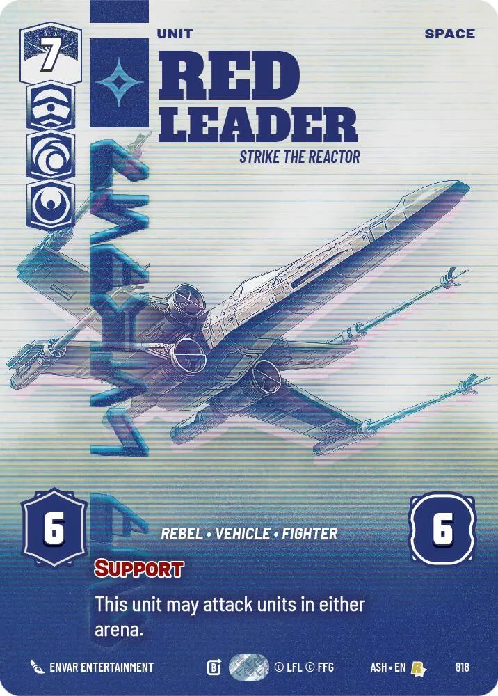 Red Leader - Tire Sur Le Réacteur — Ashes of the Empire — Star Wars: Unlimited