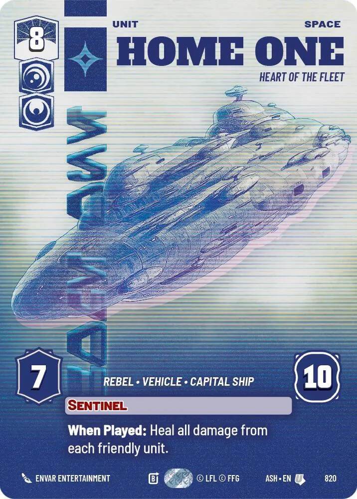 Home One - Cœur De La Flotte — Ashes of the Empire — Star Wars: Unlimited