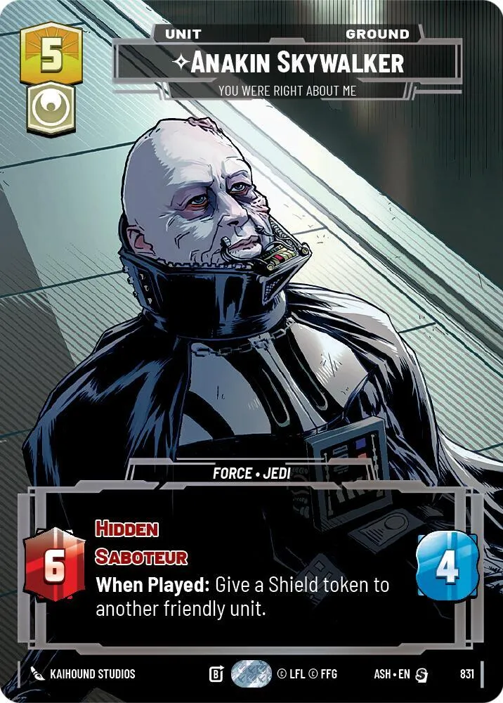 Anakin Skywalker - Tu Avais Raison À Mon Sujet — Ashes of the Empire — Star Wars: Unlimited
