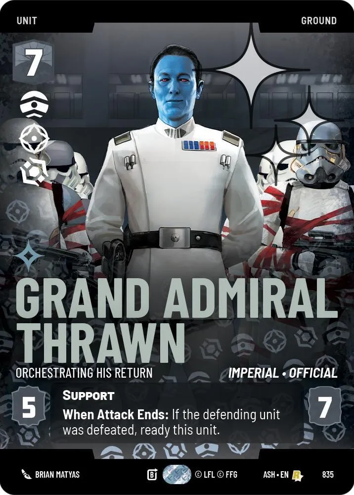 Grand Amiral Thrawn - Planifie Son Retour — Ashes of the Empire — Star Wars: Unlimited