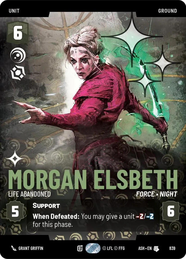 Morgan Elsbeth - Une Vie Abandonnée — Ashes of the Empire — Star Wars: Unlimited