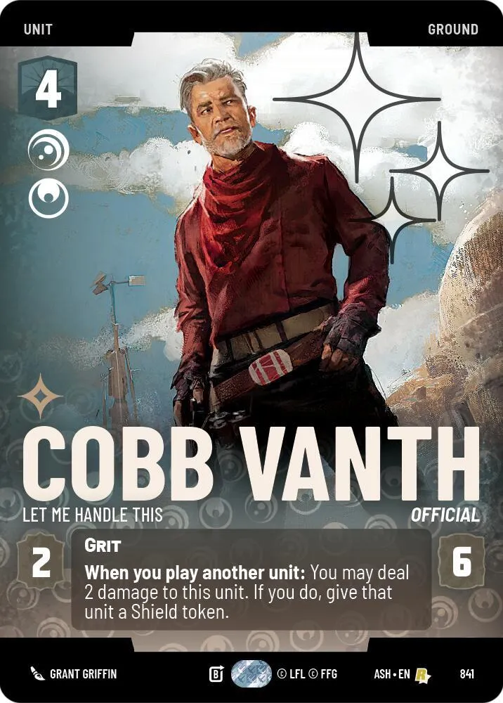 Cobb Vanth - Laisse-Moi Régler Ça — Ashes of the Empire — Star Wars: Unlimited