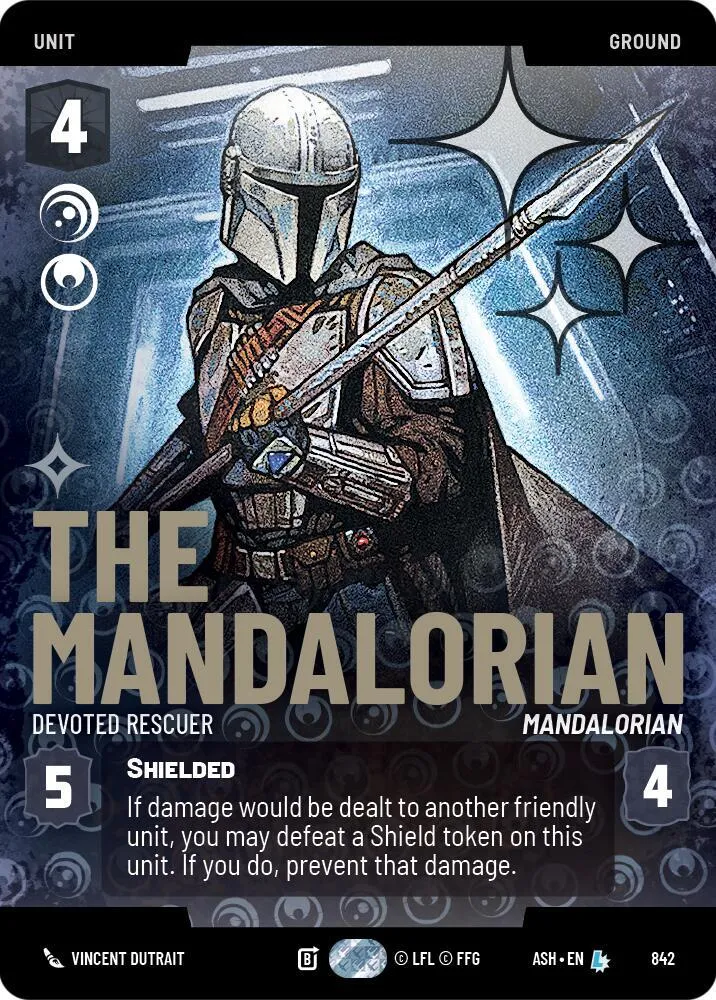 Le Mandalorien - Sauveteur Dévoué — Ashes of the Empire — Star Wars: Unlimited