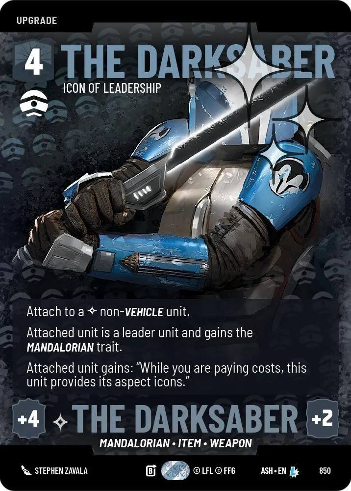 Le Sabre Noir - Symbole Du Commandement — Ashes of the Empire — Star Wars: Unlimited