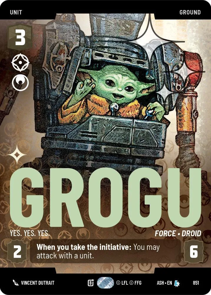 Grogu - Oui. Oui. Oui. — Ashes of the Empire — Star Wars: Unlimited