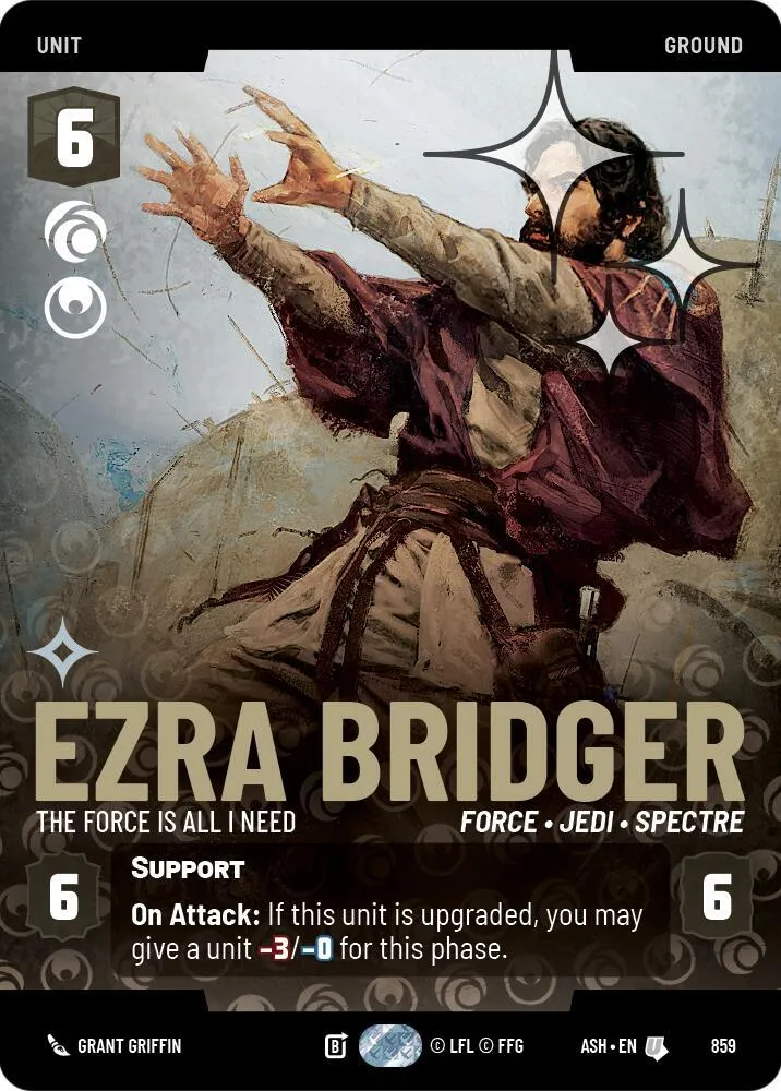 Ezra Bridger - The Force is All I Need — Ashes of the Empire — Star Wars: Unlimited