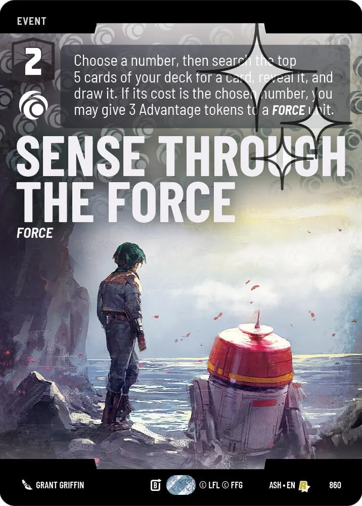Sense Through the Force — Ashes of the Empire — Star Wars: Unlimited