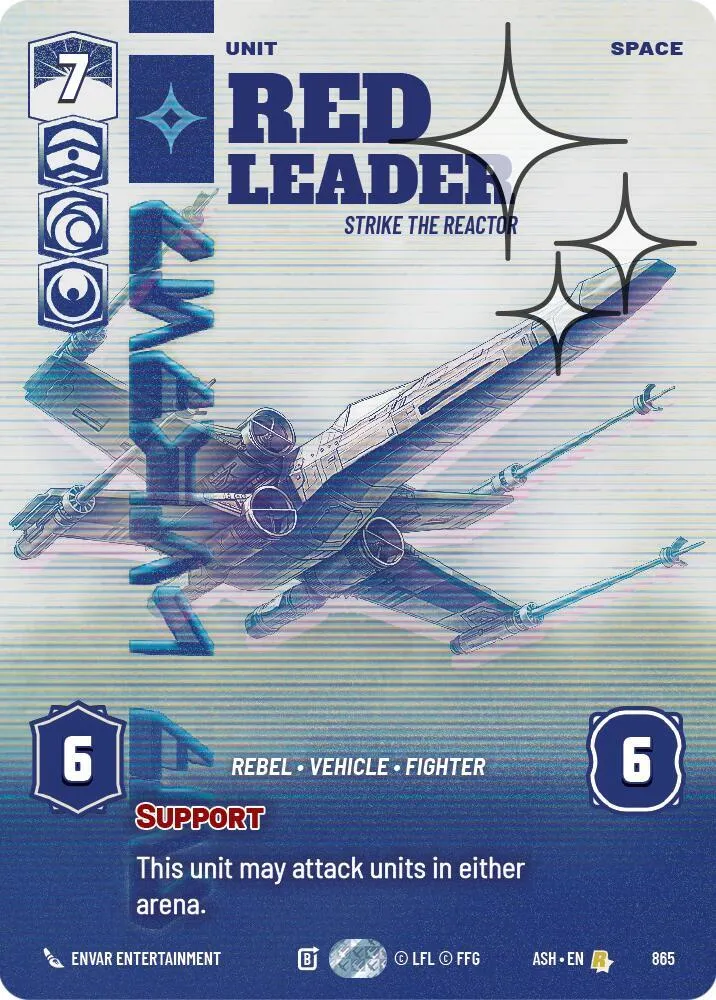 Red Leader - Strike the Reactor — Ashes of the Empire — Star Wars: Unlimited