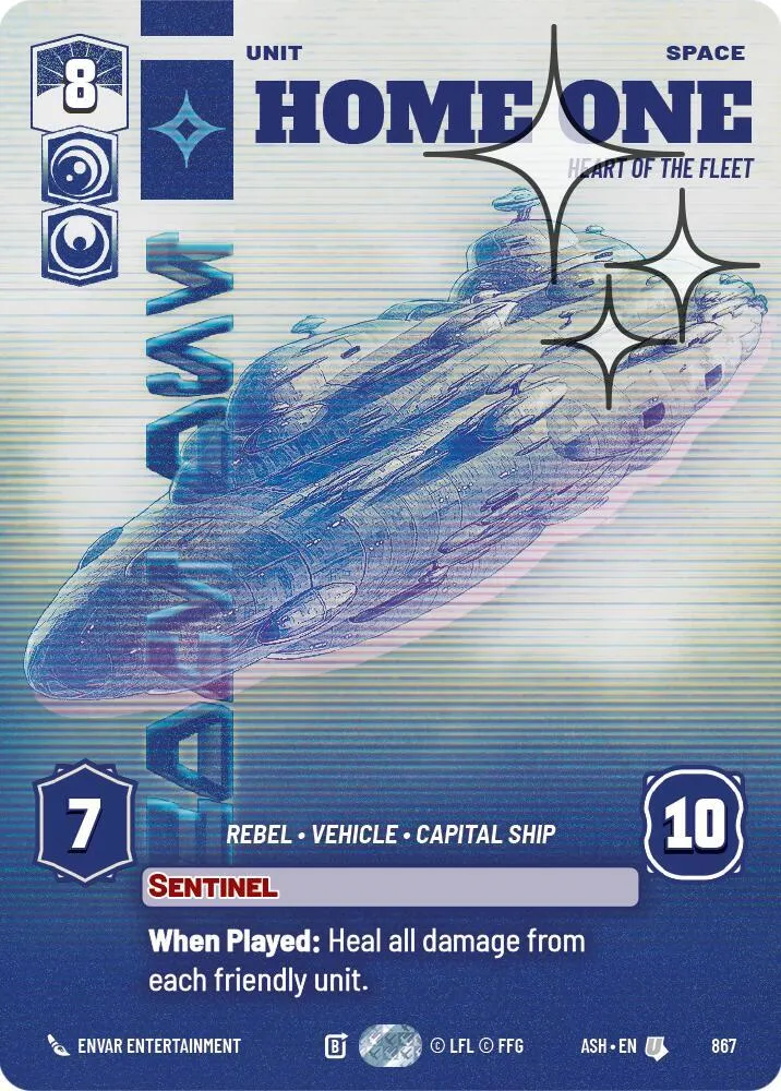 Home One - Heart of the Fleet — Ashes of the Empire — Star Wars: Unlimited