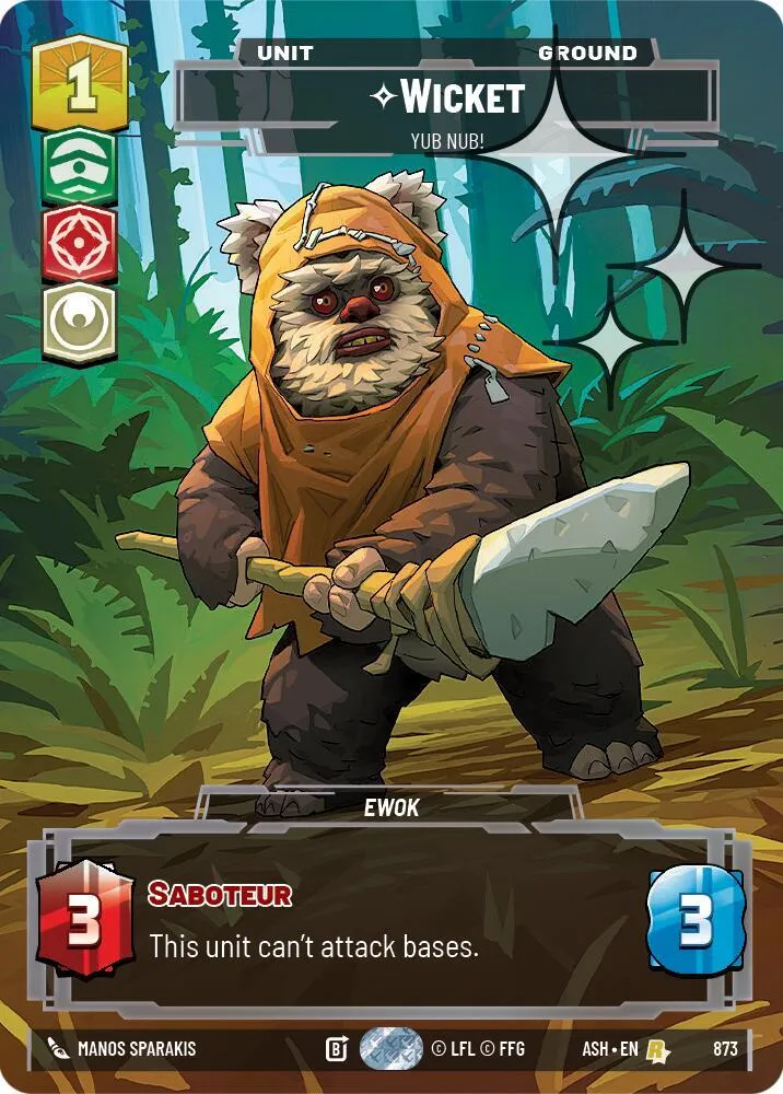 Wicket - Yub Nub! — Ashes of the Empire — Star Wars: Unlimited