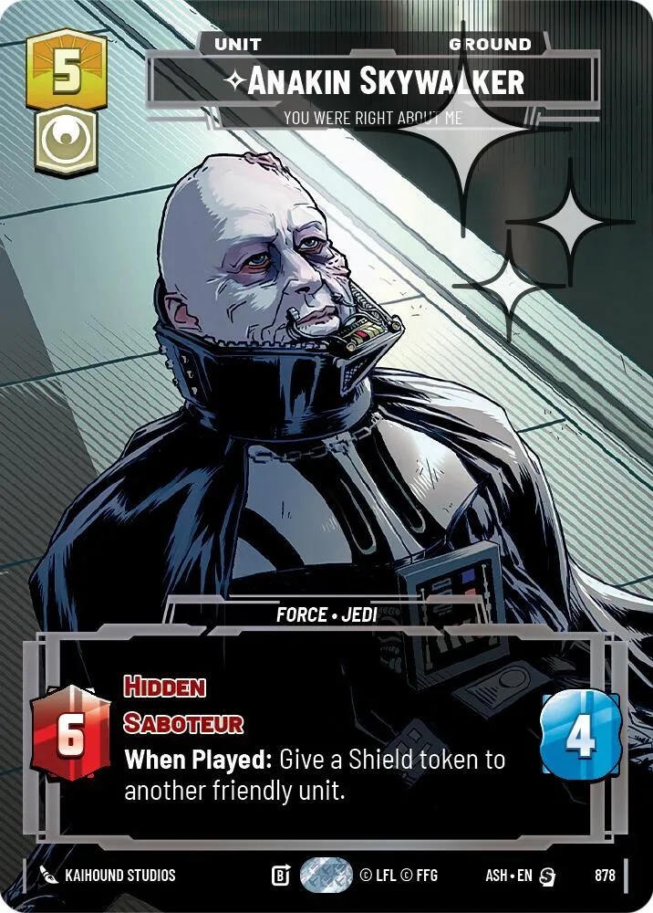 Anakin Skywalker - You Were Right About Me — Ashes of the Empire — Star Wars: Unlimited