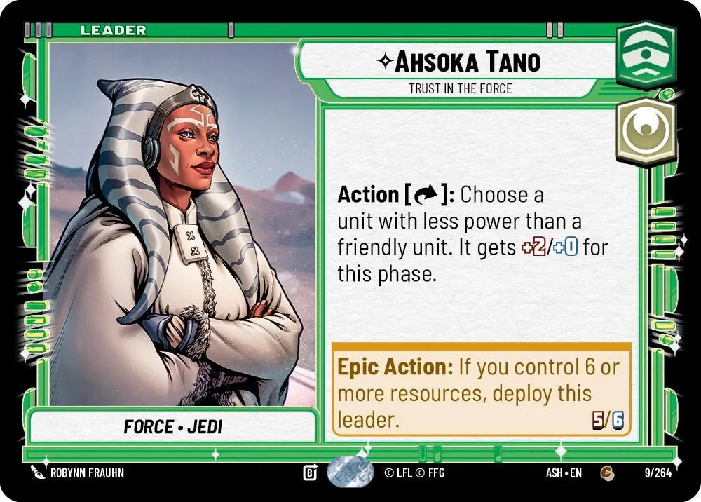Ahsoka Tano - Croit En La Force — Ashes of the Empire — Star Wars: Unlimited