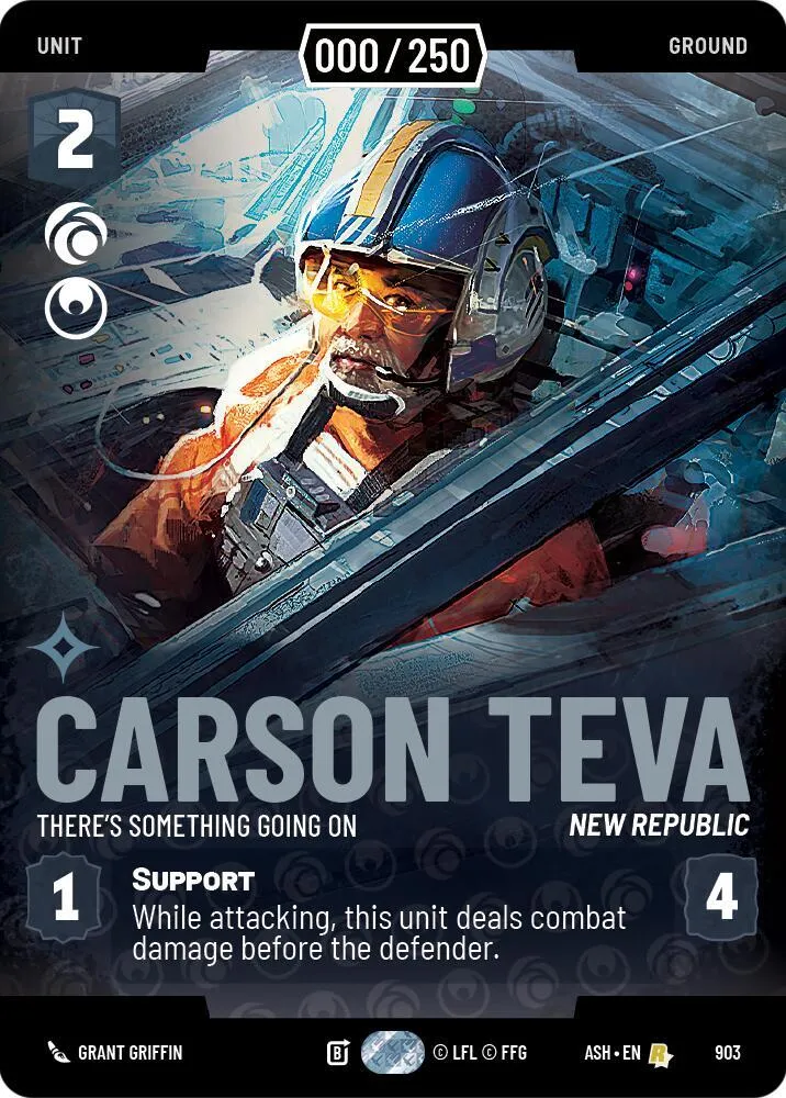 Carson Teva - There's Something Going On — Ashes of the Empire — Star Wars: Unlimited