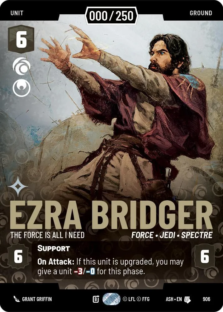 Ezra Bridger - The Force is All I Need — Ashes of the Empire — Star Wars: Unlimited