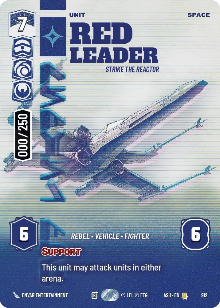 Red Leader - Strike the Reactor — Ashes of the Empire — Star Wars: Unlimited