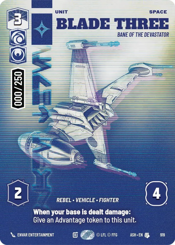 Blade Three - Bane of the Devastator — Ashes of the Empire — Star Wars: Unlimited