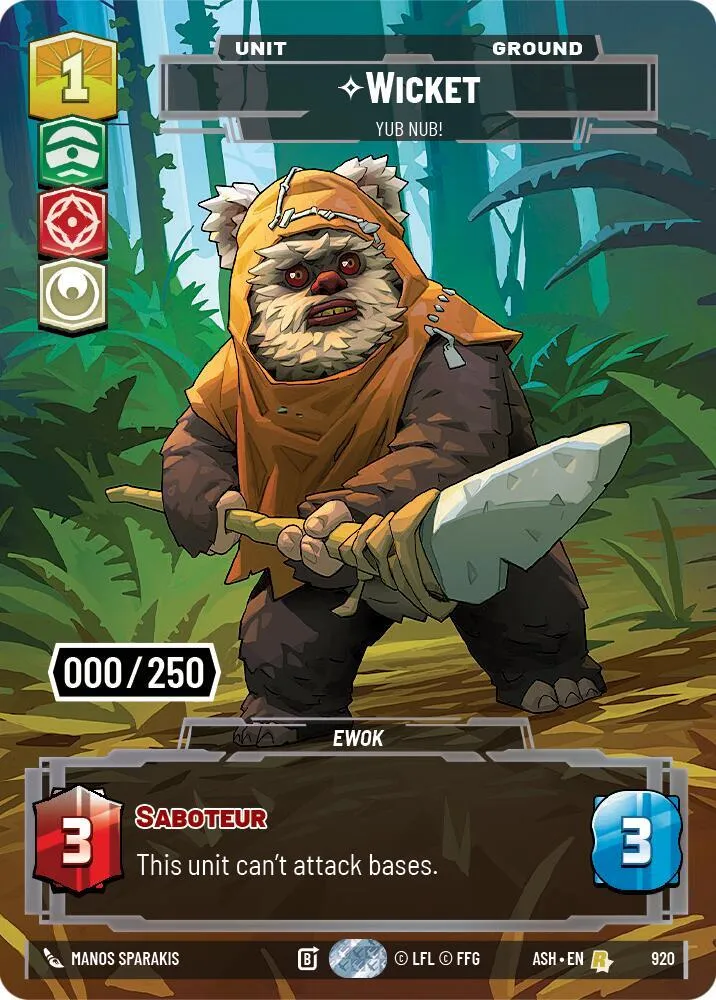 Wicket - Yub Nub! — Ashes of the Empire — Star Wars: Unlimited