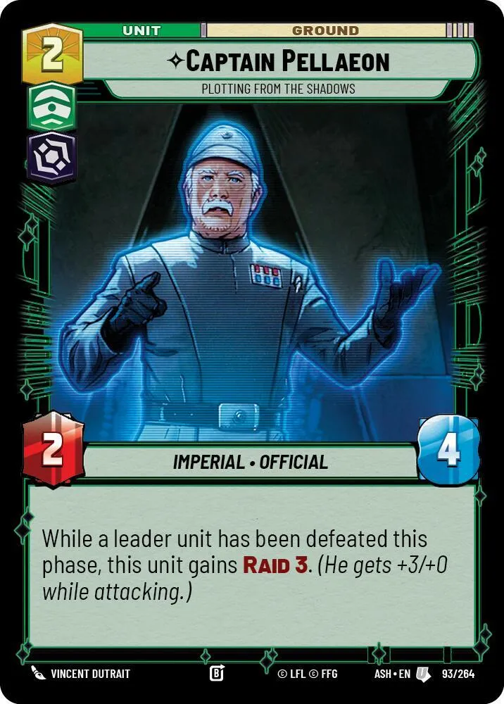 Capitaine Pellaeon - Complote Depuis Les Ombres — Ashes of the Empire — Star Wars: Unlimited