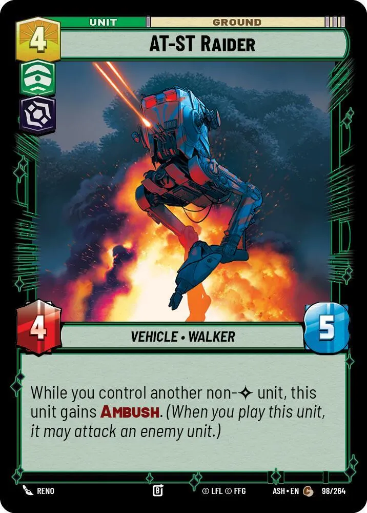 TR-TT Raider — Ashes of the Empire — Star Wars: Unlimited