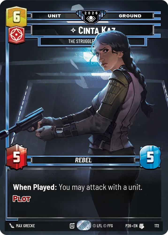Cinta Kaz - The Struggle Comes First — Galactic Championship 2026 — Star Wars: Unlimited