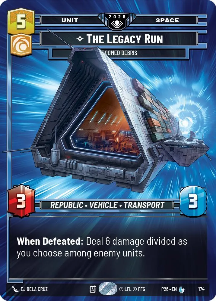The Legacy Run - Doomed Debris — Galactic Championship 2026 — Star Wars: Unlimited