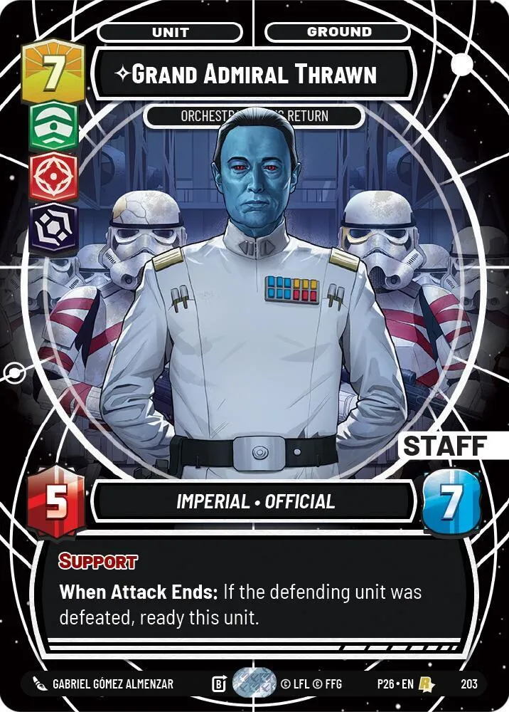 Grand Admiral Thrawn - Orchestrating His Return (Staff) — Galactic Championship 2026 — Star Wars: Unlimited