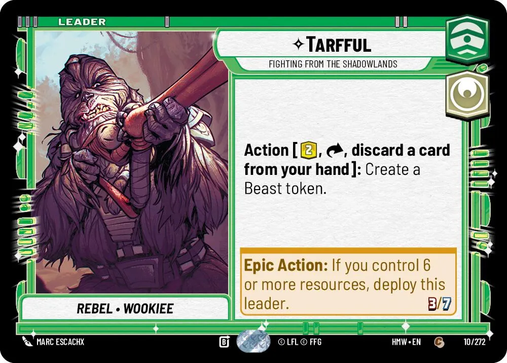 Tarfful - Fighting from the Shadowlands — Homeworlds — Star Wars: Unlimited