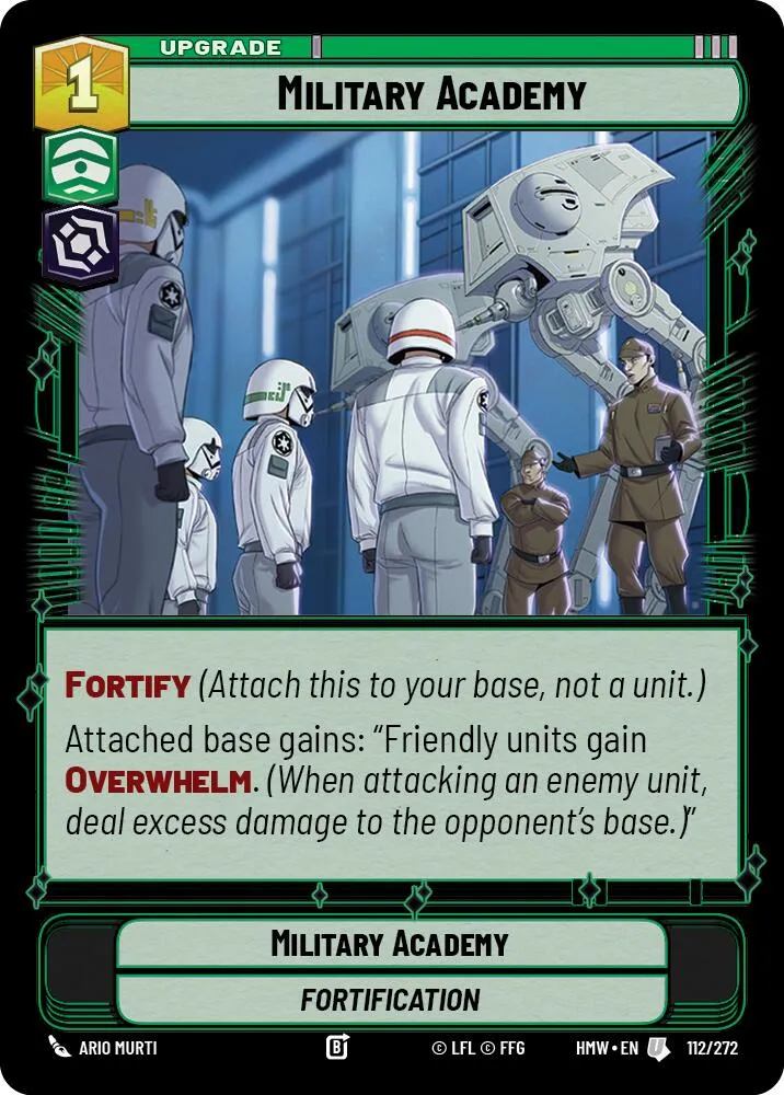 Military Academy — Homeworlds — Star Wars: Unlimited