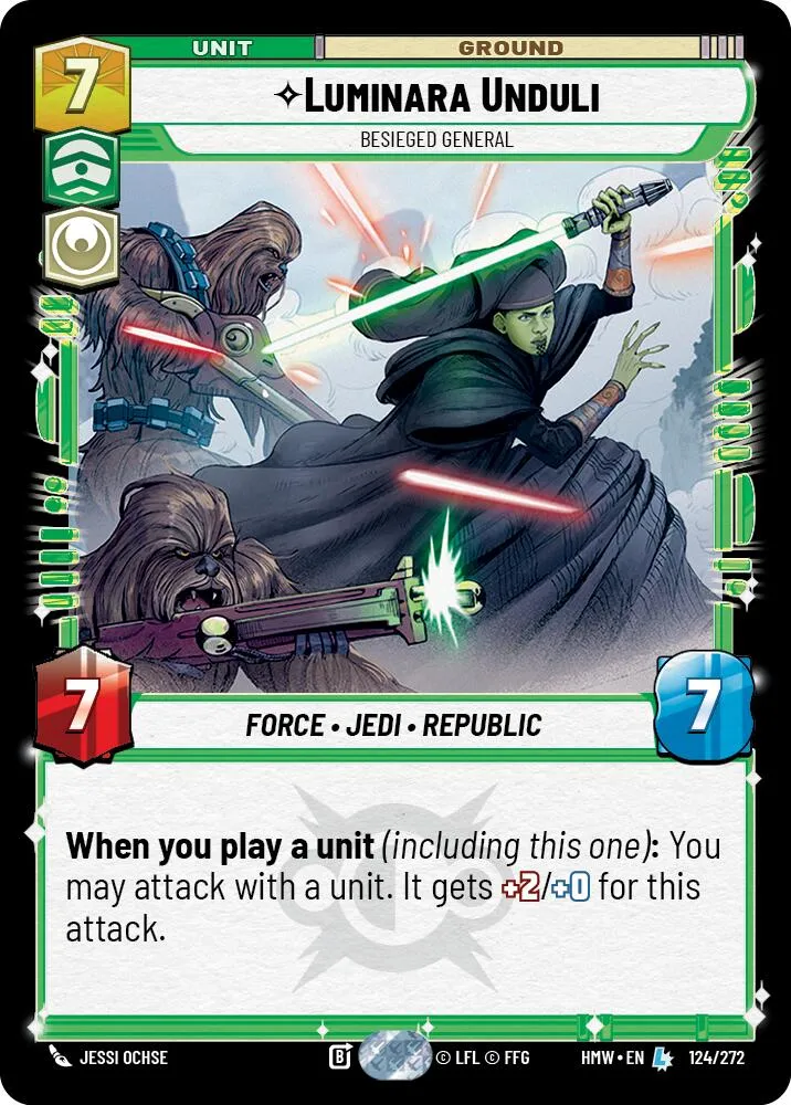 Luminara Unduli - Besieged General — Homeworlds — Star Wars: Unlimited